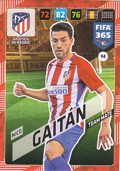 Nico Gaitan Atletico Madrid 2018 FIFA 365 #94